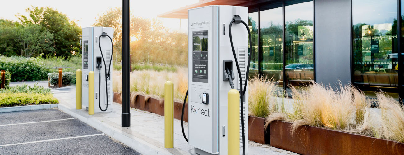 Konect Funding Support for EV Chargers